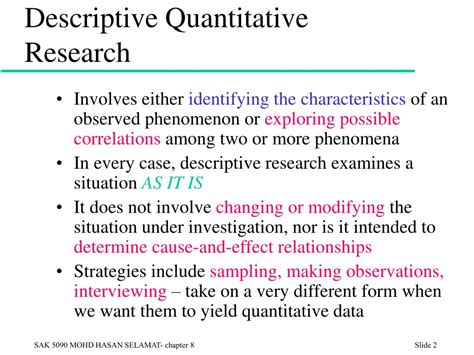 research questions for descriptive quantitative research