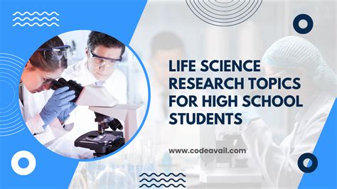 research topics for life science