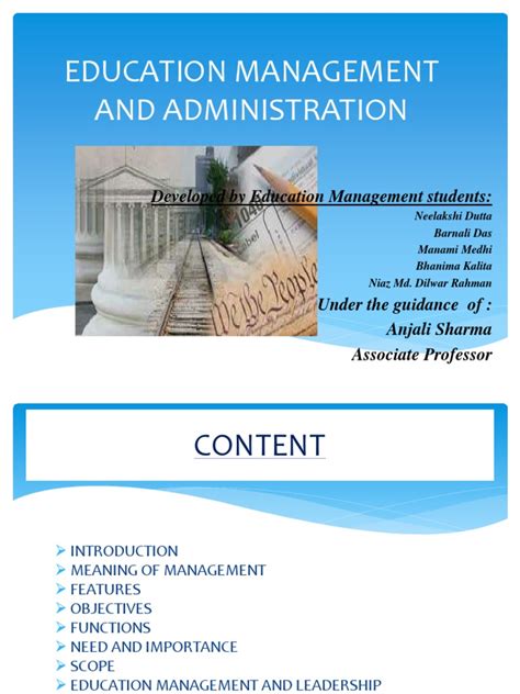 research topics in educational management and administration pdf