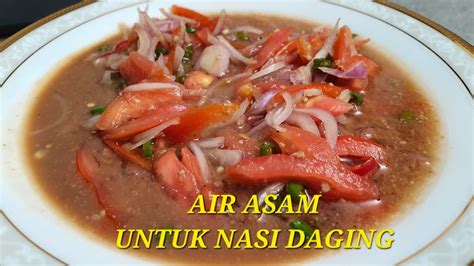 resepi air asam kerisik azie kitchen