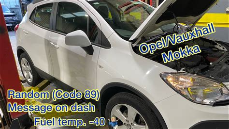 reset code 89 vauxhall mokka 2015