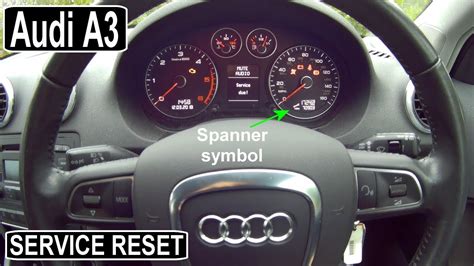 resetting audi a3 service indicator