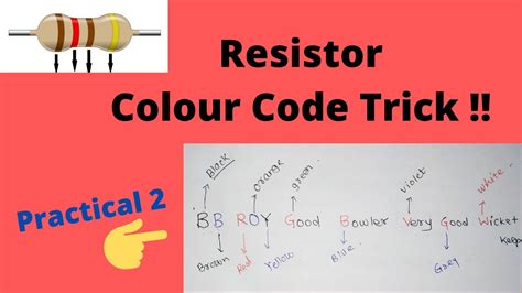 resistance colour code trick
