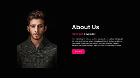 responsive about us page codepen