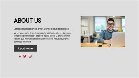 responsive about us page html code