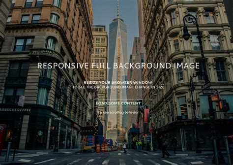 responsive background image css example