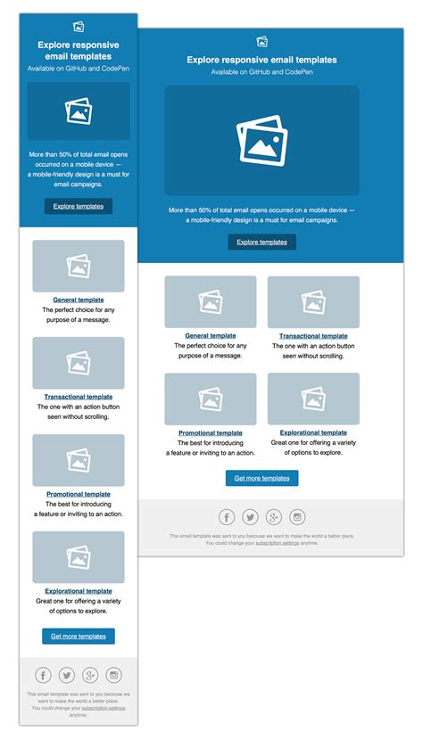 responsive email template codepen