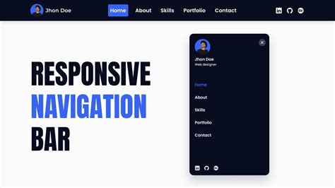 responsive navigation menu css codepen