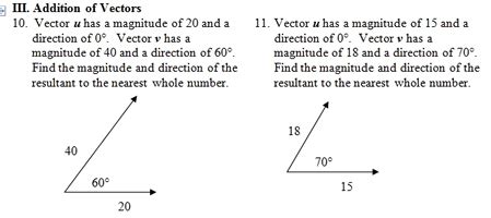 resultant vector example problems with solutions pdf