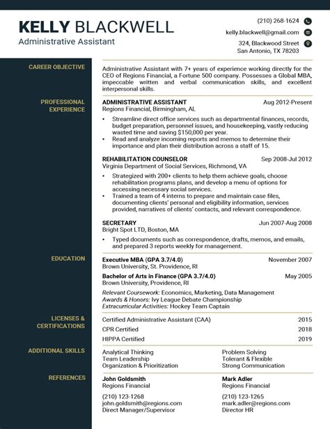 resume builder in word