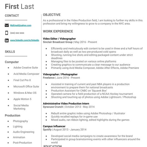 resume introduction examples reddit