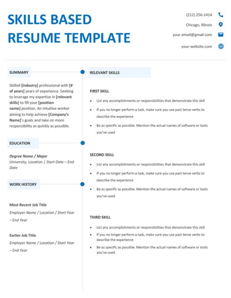 resume maker skills examples