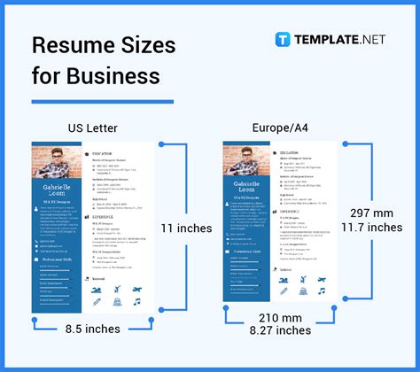 resume size in word