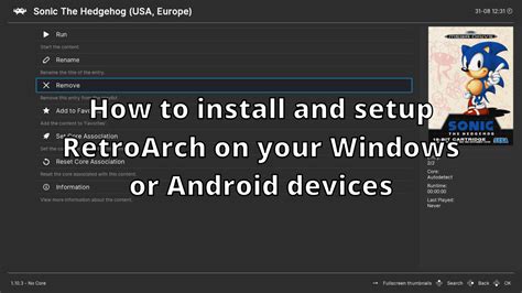 retroarch android settings