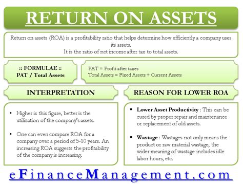 return on assets ratio interpretation example