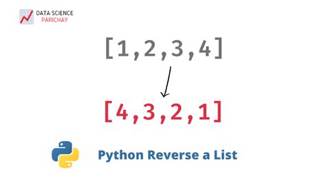 reverse list in python example