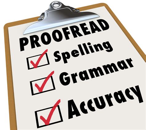 review and proofread image