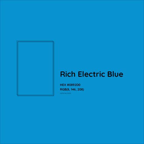 rich electric blue color code