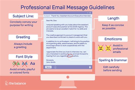 right way to write an email