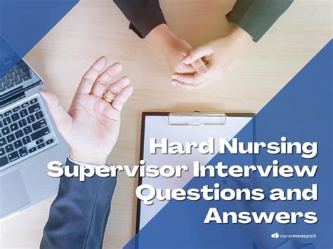 rn supervisor interview questions and answers