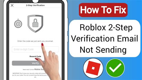 roblox 2 step verification not working reddit