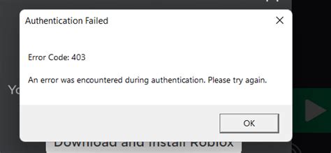 roblox authentication error reddit