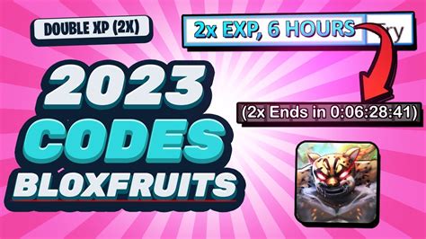 roblox blox fruit 2x exp code new
