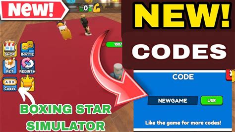 roblox boxing star simulator codes