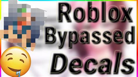 roblox bypassed decals 2024 codes