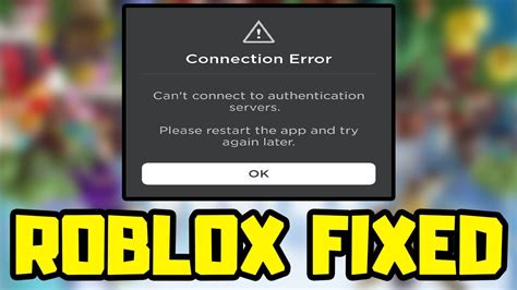 roblox can't connect to server android