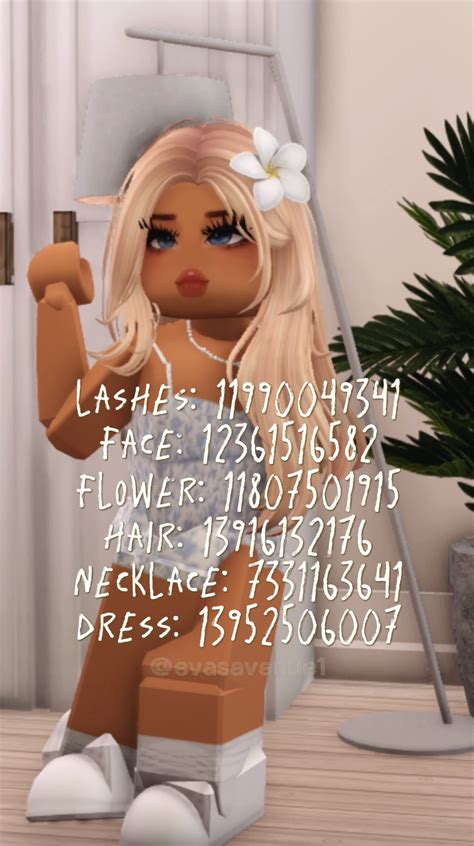 roblox codes for avatars