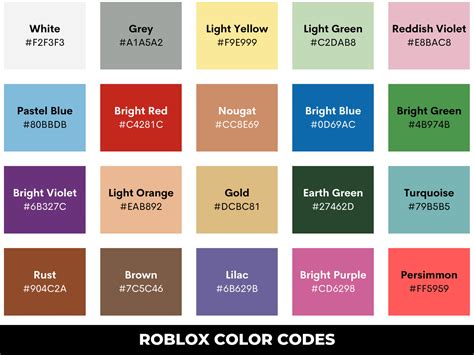 roblox color code hex