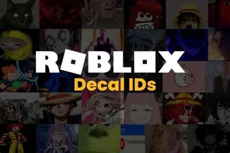 roblox decal id numbers