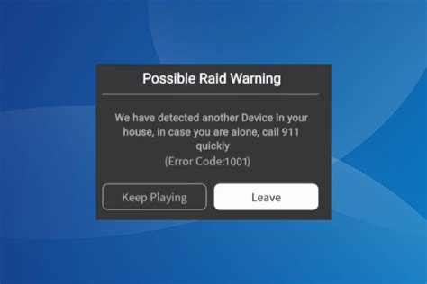 roblox error code 1001 green screen