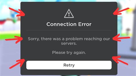 roblox having trouble connecting to server