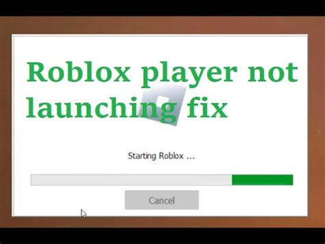 roblox player not launching