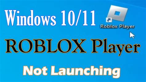 roblox player not working