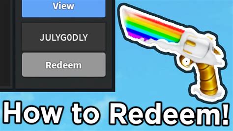 roblox redeem code in mm2