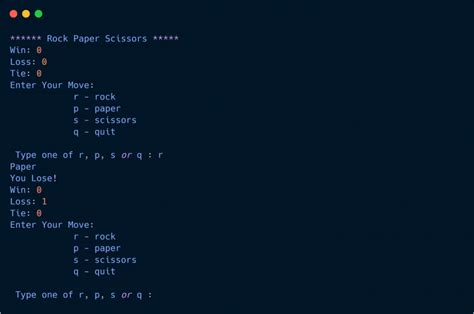 rock paper scissors python code with score