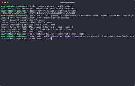 rocket chat docker https