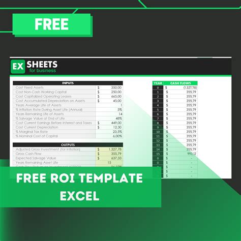 roi calculator excel template for it projects
