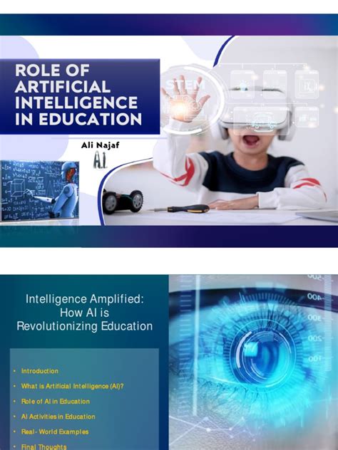 role of artificial intelligence in education pdf