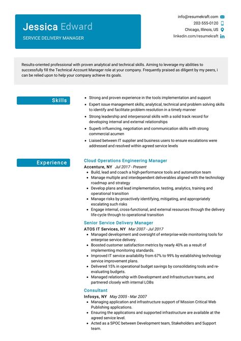 roles and responsibilities in resume examples