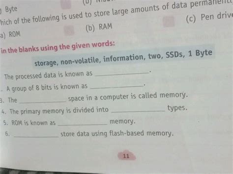 rom is used to store data permanently true or false
