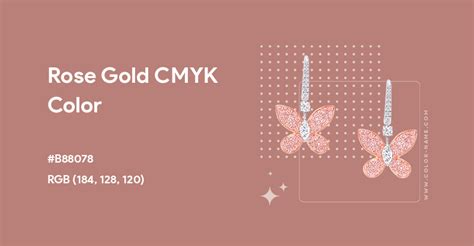 rose gold cmyk colour code