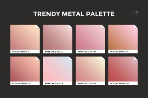 rose gold gradient code