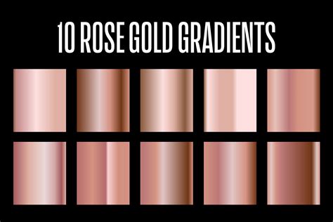 rose gold gradient hex code