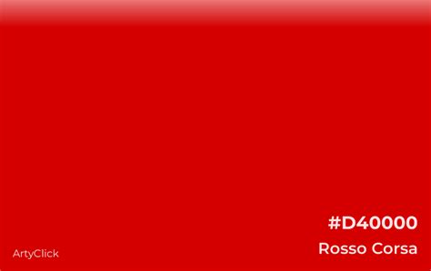 rosso red paint code