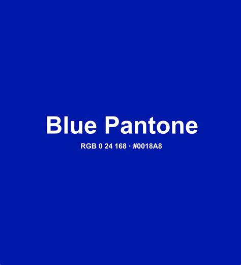 royal blue pantone color code