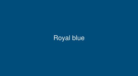 royal blue ral color code